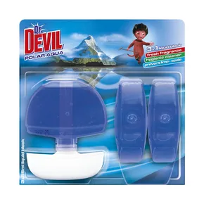 Dr. Devil Polar Aqua 3v1 Wc tekutý blok 3 x 55 ml